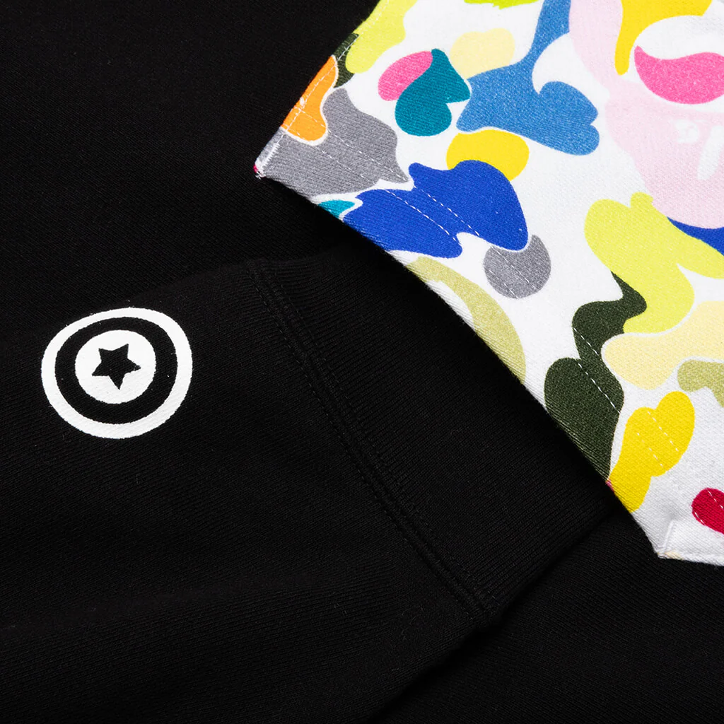 Multi Camo NYC Logo Shark Full Zip Hoodie M - Image 5