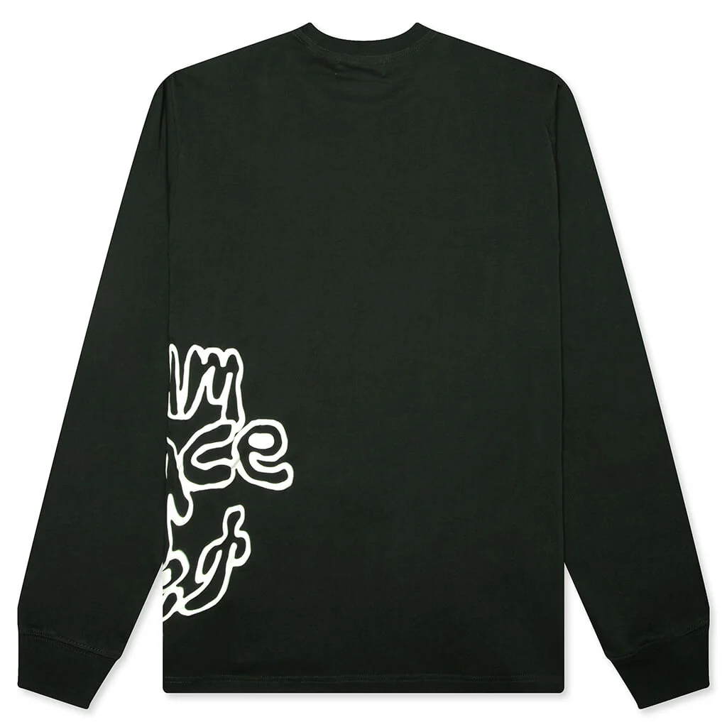 Graffiti L/S T-Shirt - Forest - Image 2