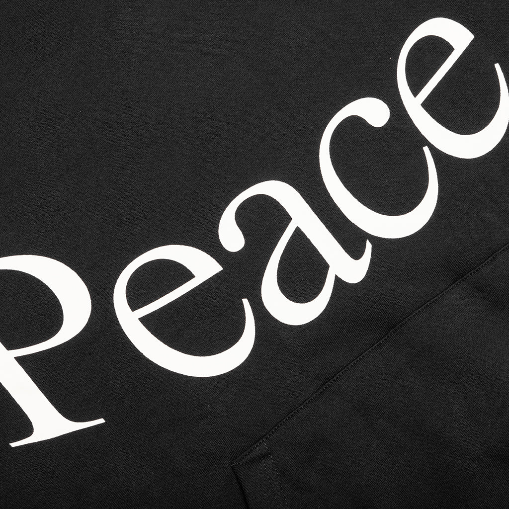 Jumbo Wordmark Hoodie - Black - Image 3