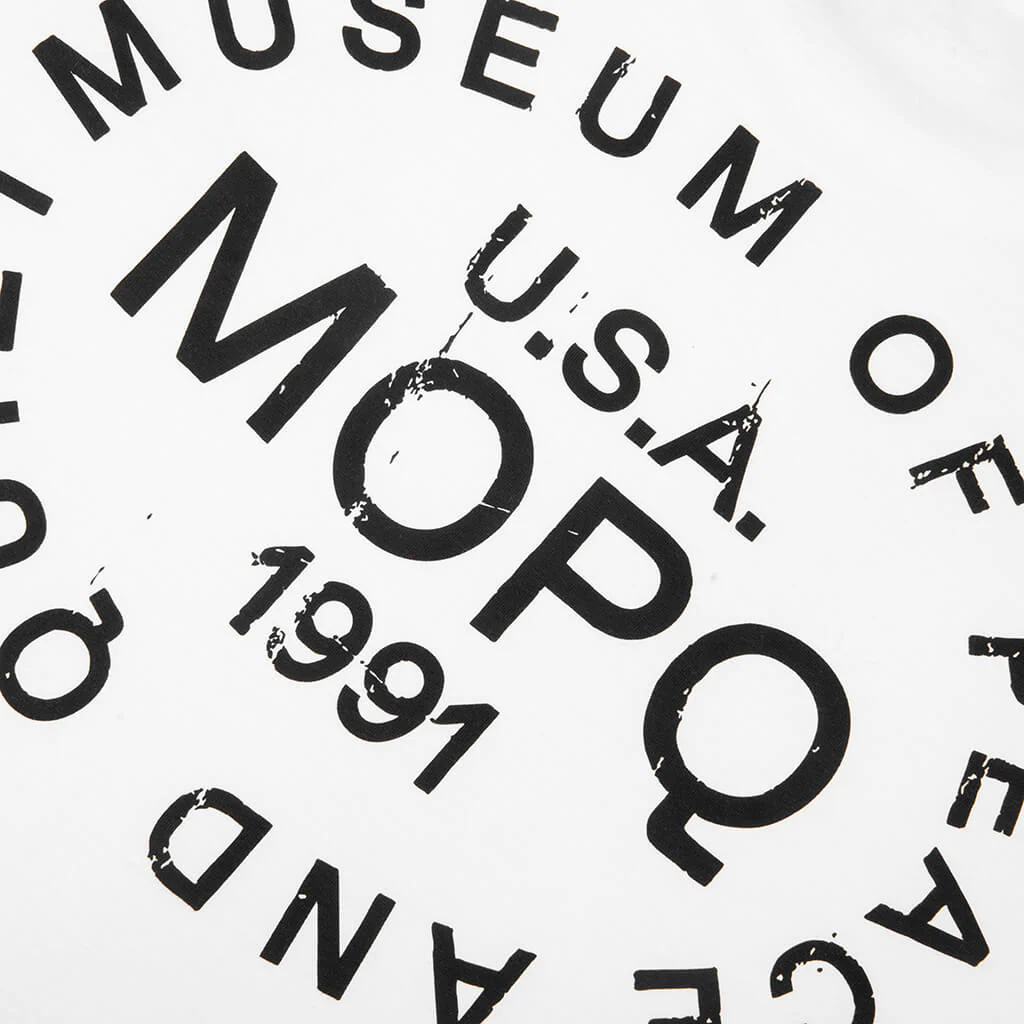 Stamp Tee - White - Image 4