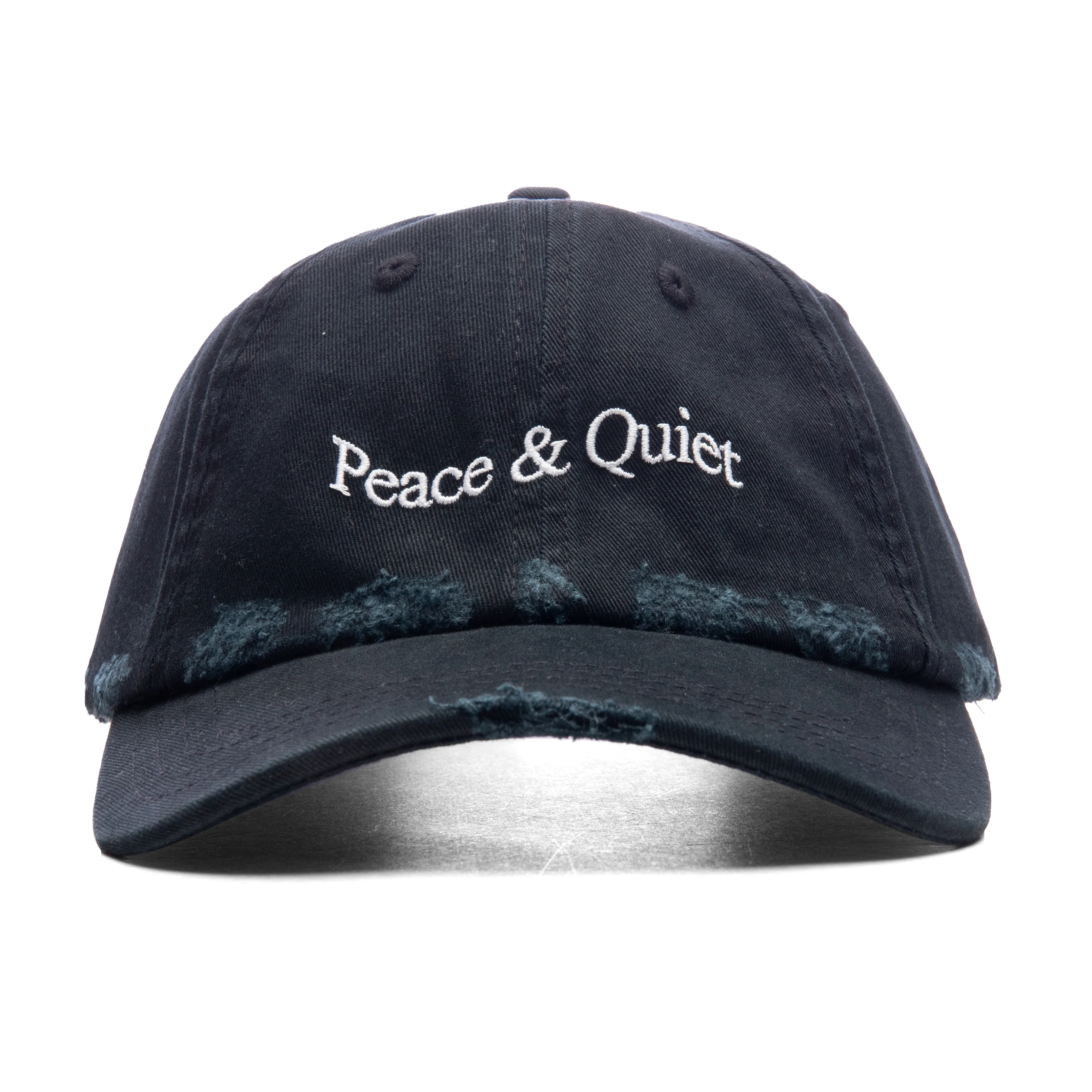 Wordmark Distressed Dad Hat - Black