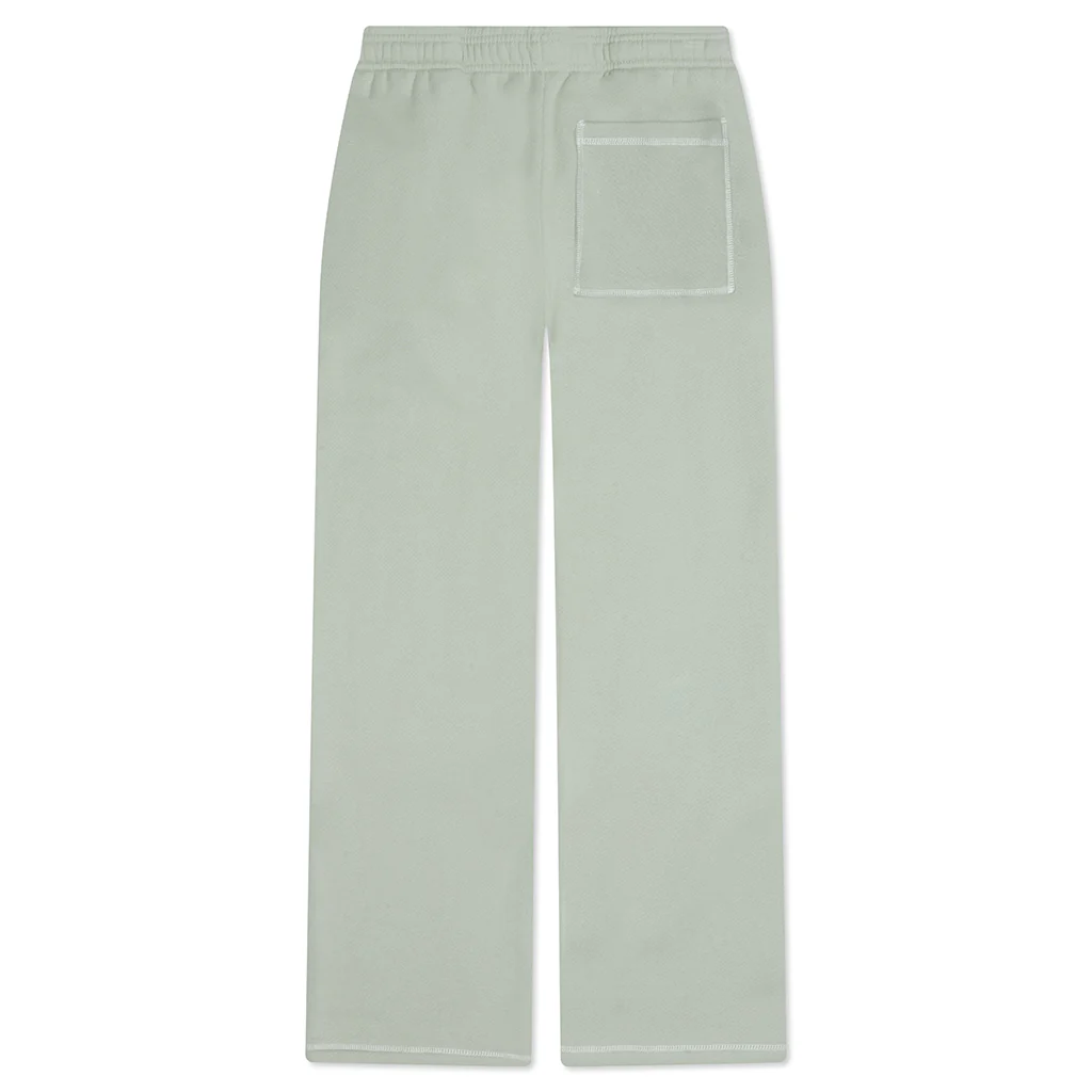Wordmark Reverse Stitched Sweatpants - Sage - Image 2