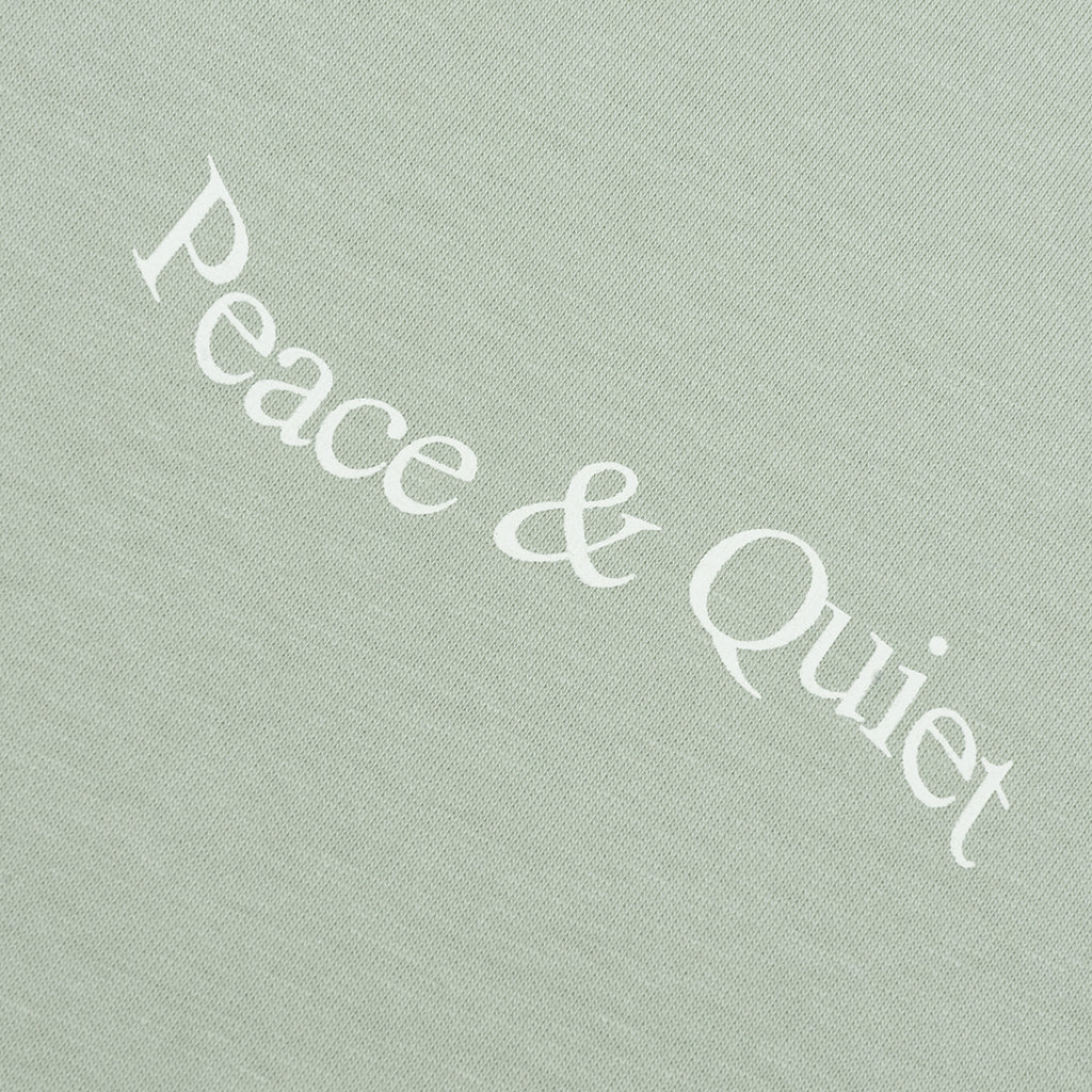 Wordmark Reverse Stitched T-Shirt - Sage - Image 3