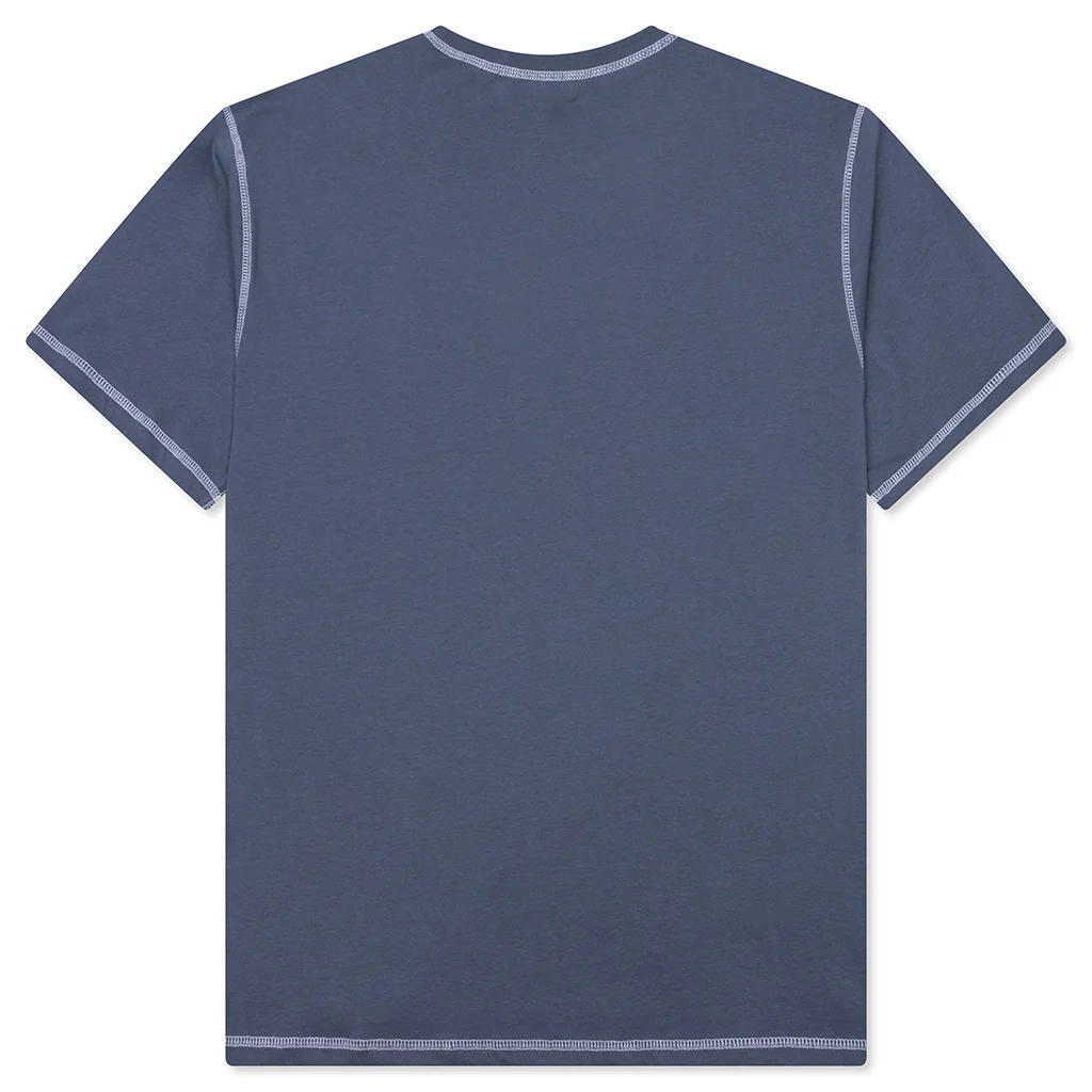 Wordmark Reverse Stitched T-Shirt - Slate - Image 2