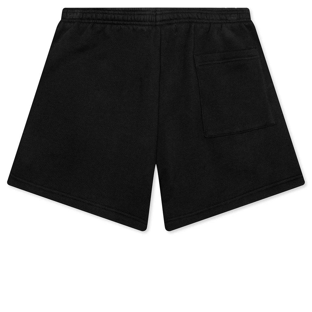 Wordmark Sweatshorts - Black - Image 2