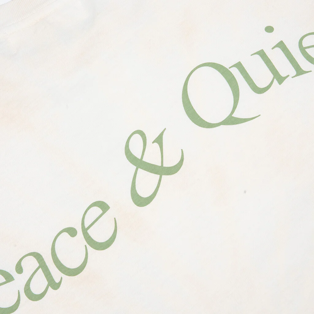 Wordmark Tie Dye T-Shirt - Bone - Image 4