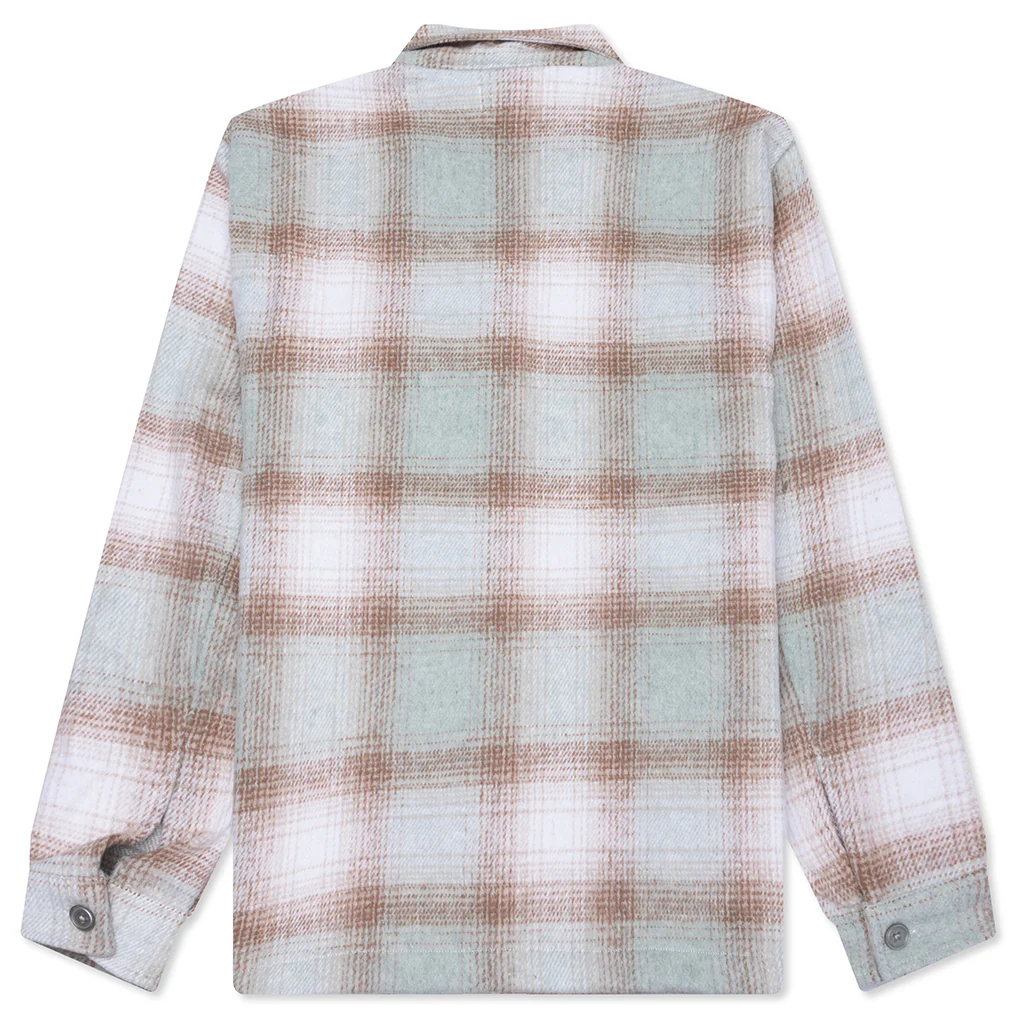 Wordmark Zip Shirt - Sage - Image 2
