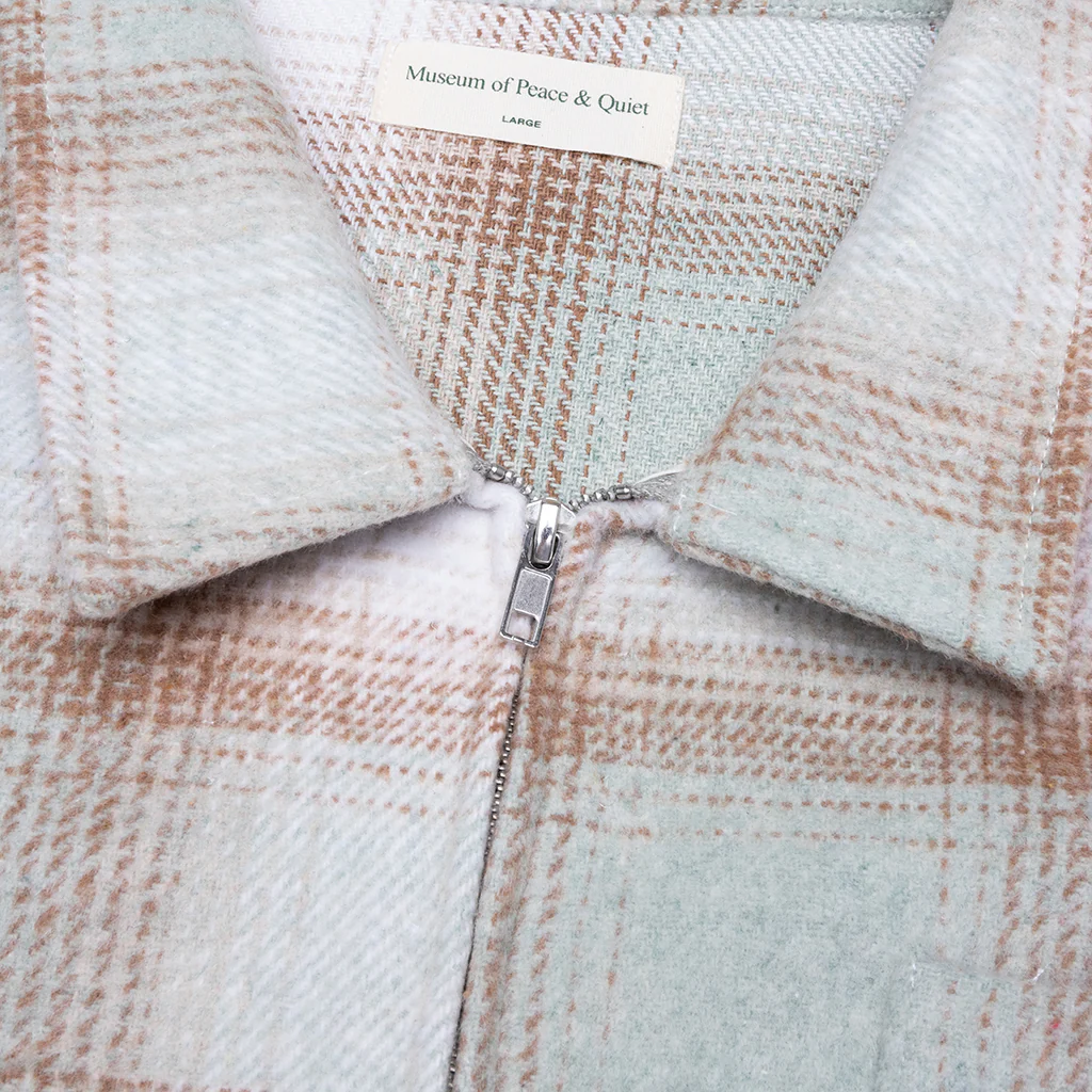Wordmark Zip Shirt - Sage - Image 3