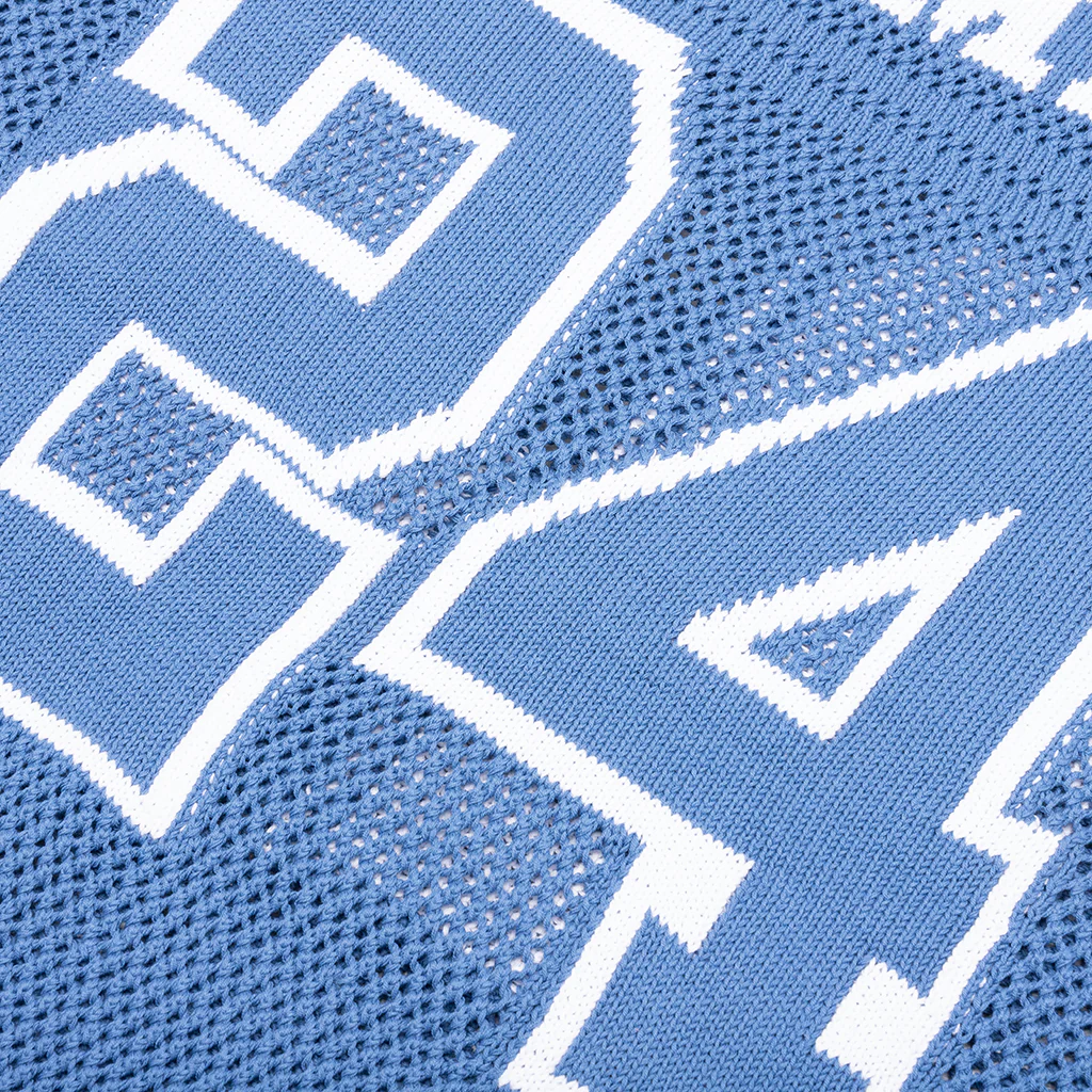 24 Football Knit Shirt - Light Blue - Image 3