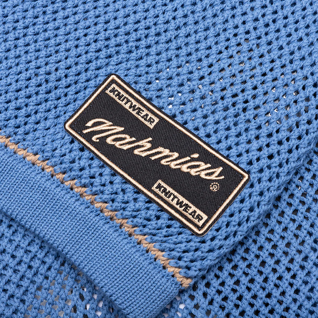 24 Football Knit Shirt - Light Blue - Image 4