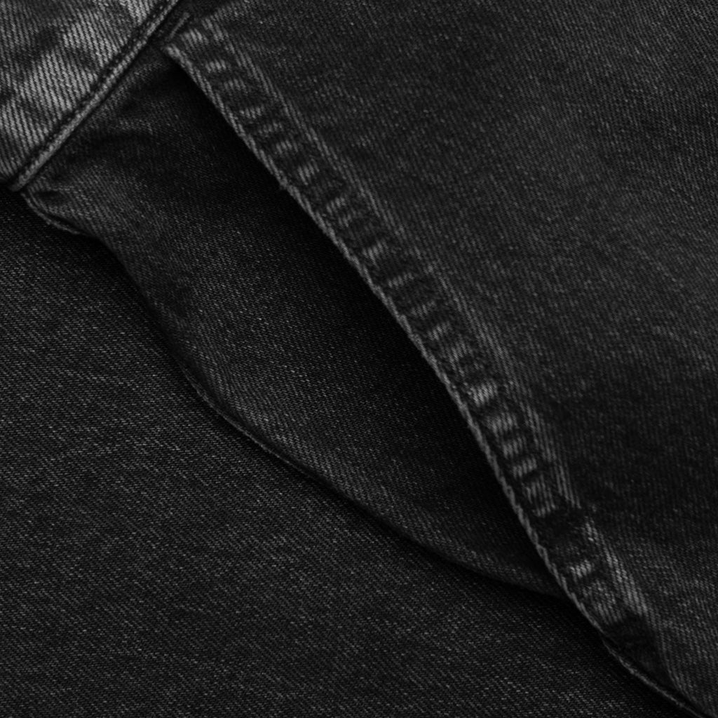 Denim Logo Cargos - Charcoal Wash - Image 4