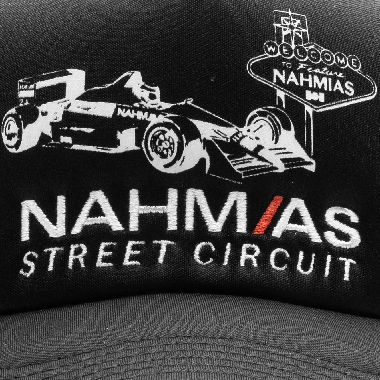 Feature x Nahmias F1 Racecar Foam Trucker - Black - Image 2