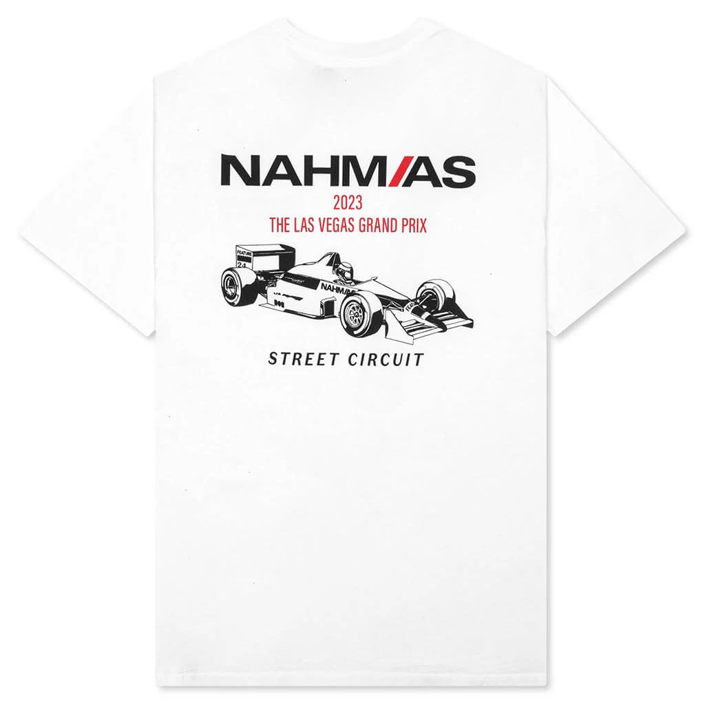 Feature x Nahmias F1 Racecar Tee - White - Image 2