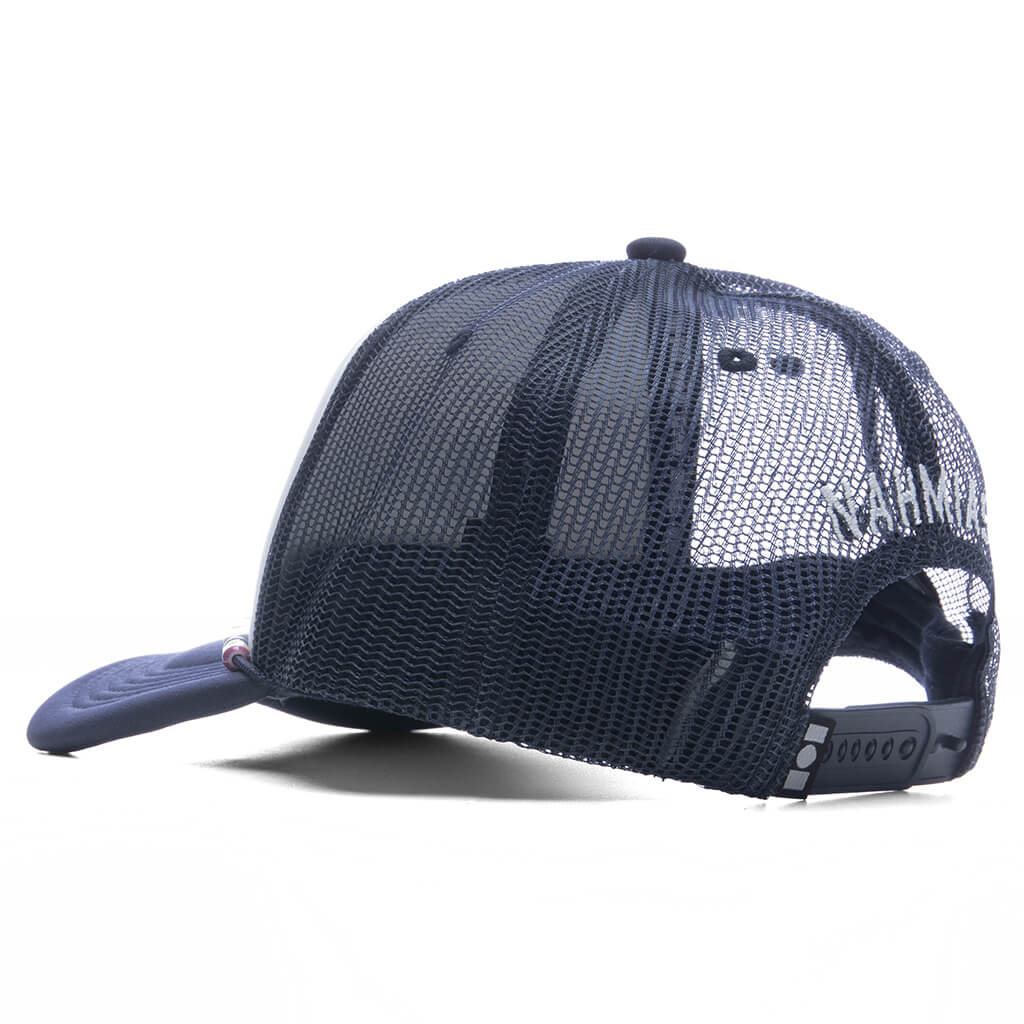 Friendship Trucker Hat - Ocean/Black Stripe - Image 3