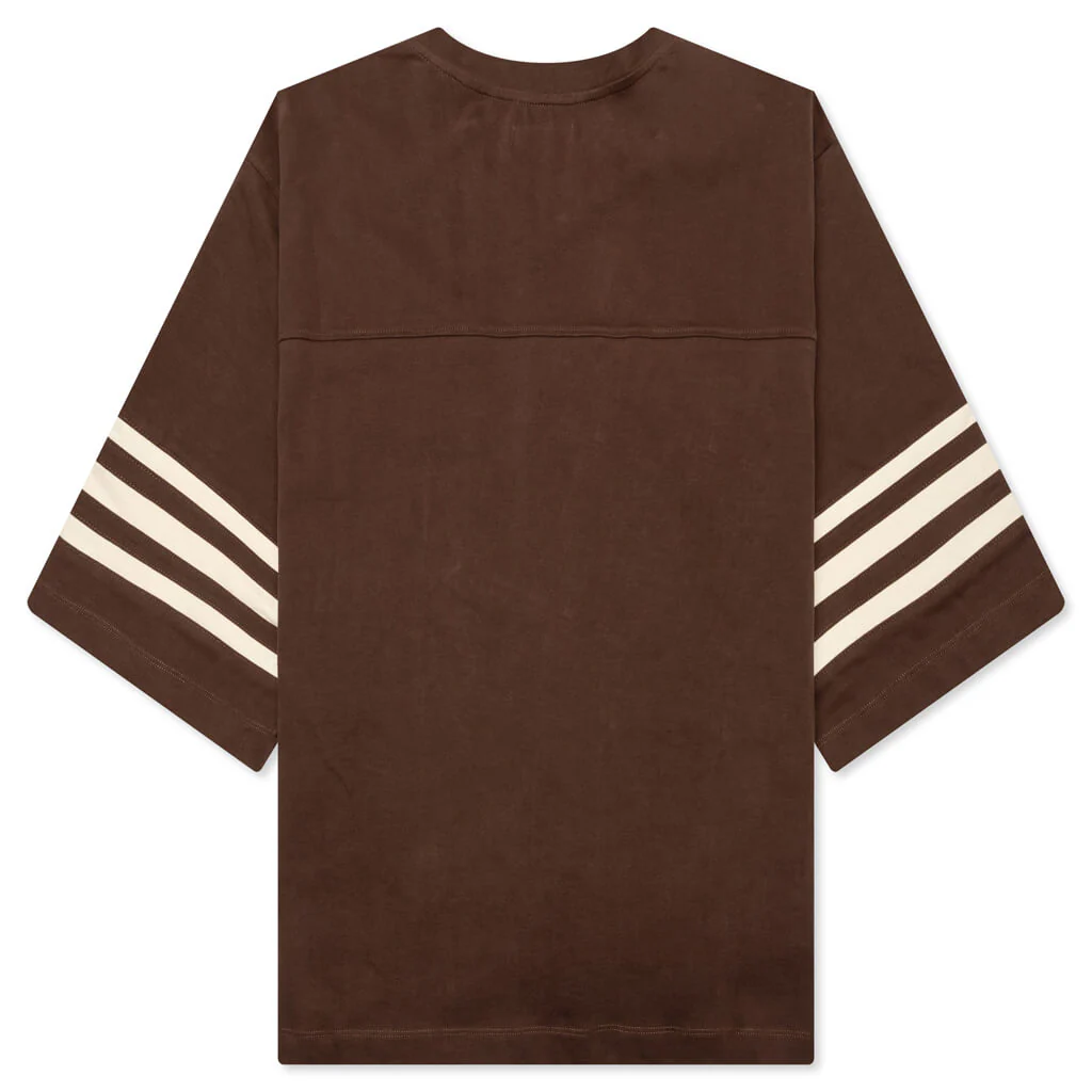 Heavy cotton 24 Football Jersey - Brown - Image 2
