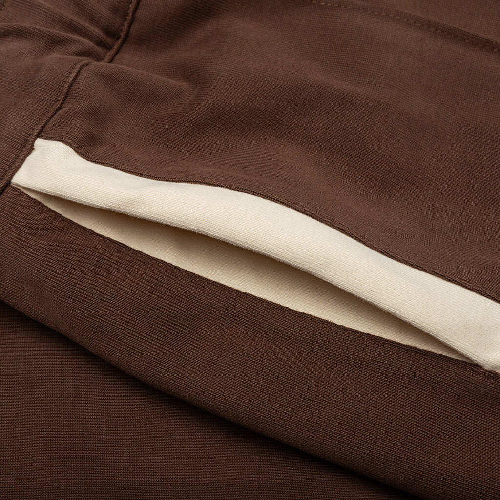 Heavy Cotton Track Pant - Brown - Image 3