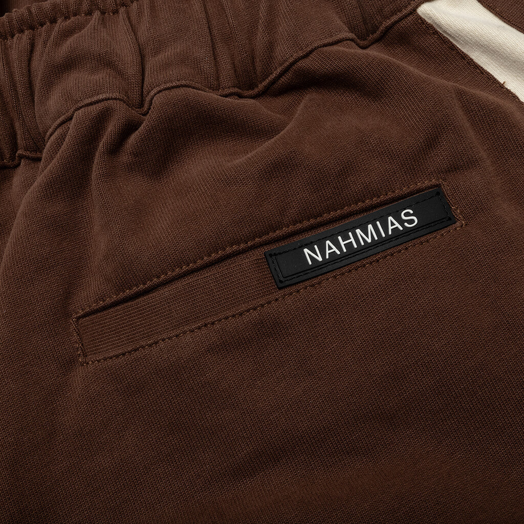 Heavy Cotton Track Pant - Brown - Image 4