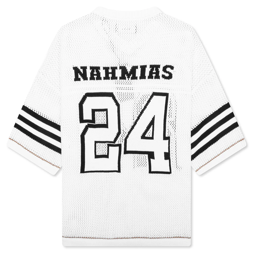 Knit 24 Football Shirt - White - Image 2