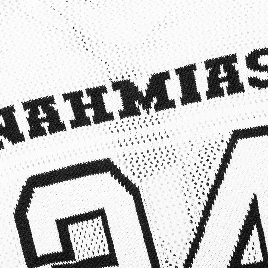 Knit 24 Football Shirt - White - Image 3