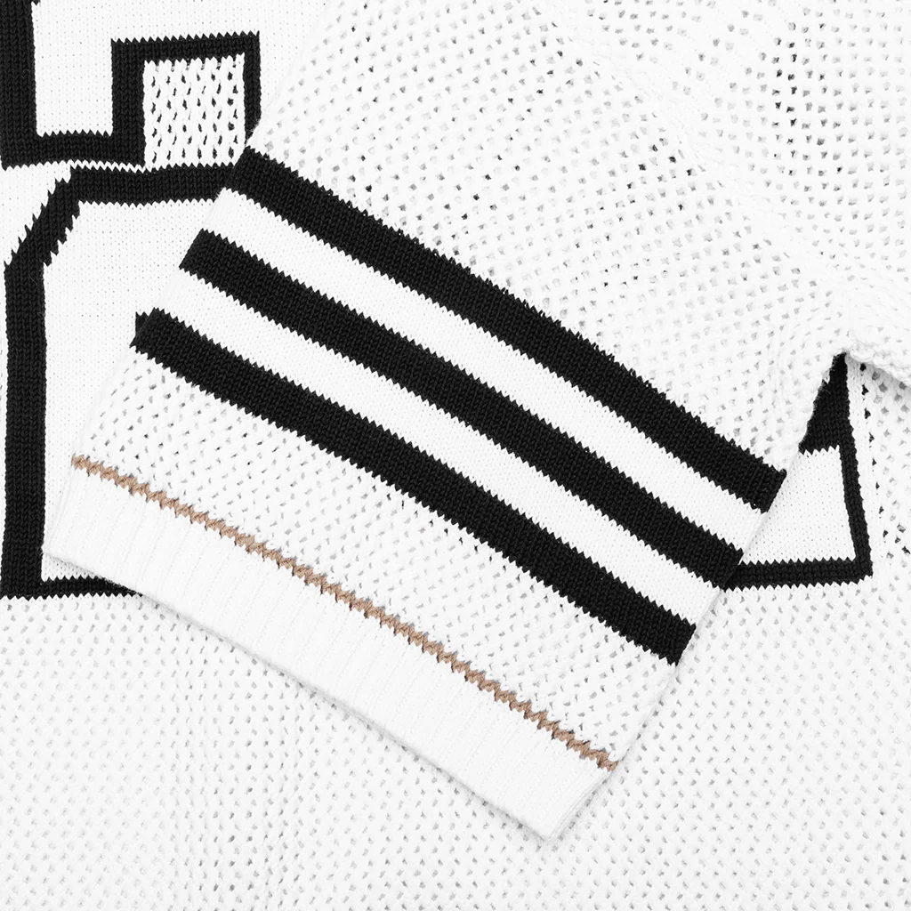 Knit 24 Football Shirt - White - Image 5