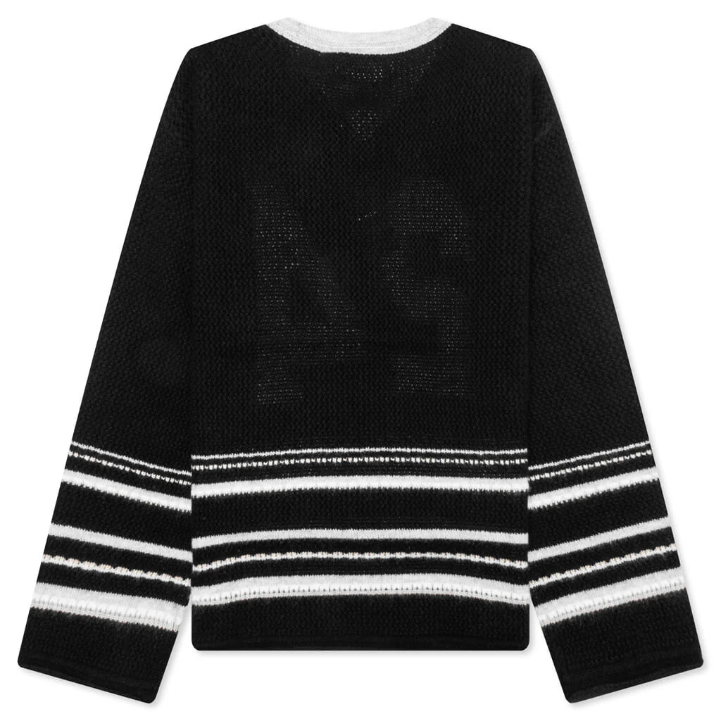 Knit 24 Hockey Jersey - Black - Image 2