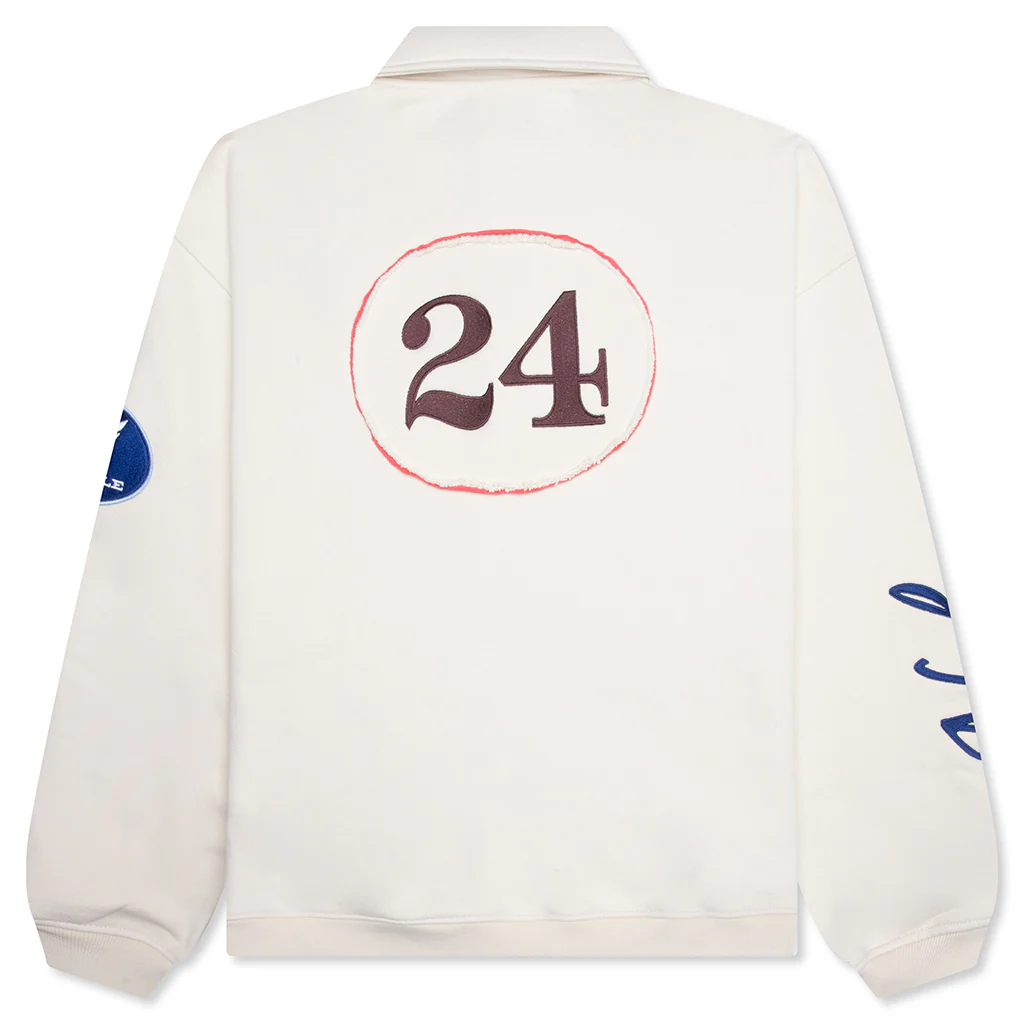 L/S Polo Henley Shirt - Egg White - Image 2