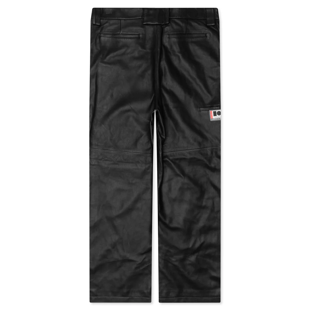 Leather Worker Pant - Black - Image 2