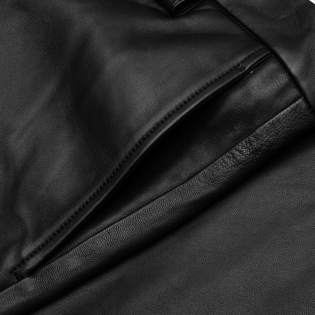 Leather Worker Pant - Black - Image 4