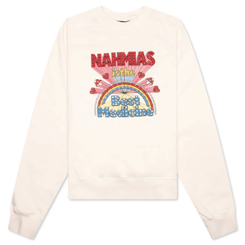 Medicine Crystal Crewneck - Antique White
