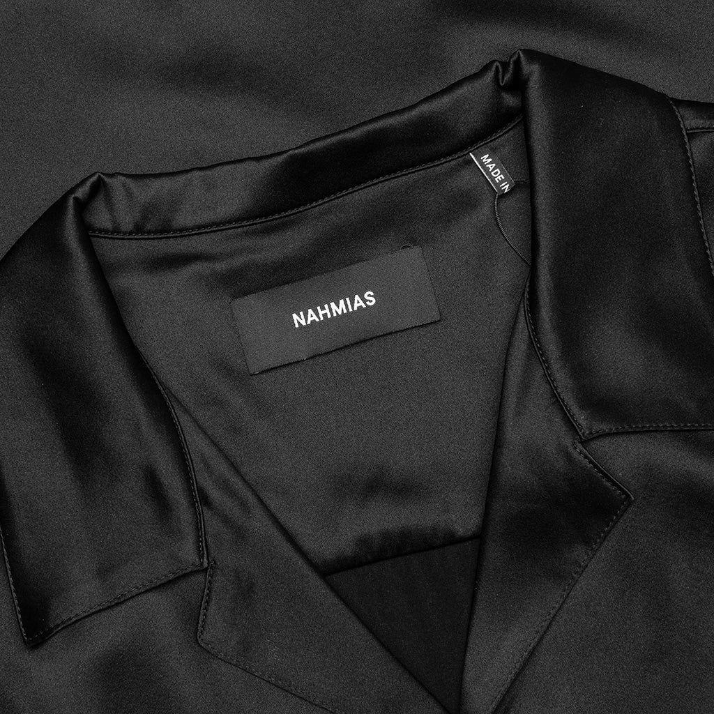 Miracle Academy S/S Silk Shirt - Black - Image 3