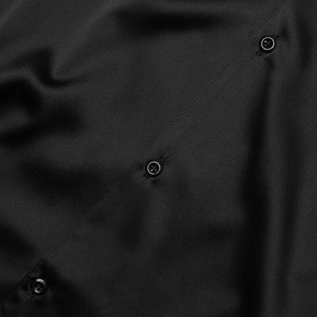 Miracle Academy S/S Silk Shirt - Black - Image 5
