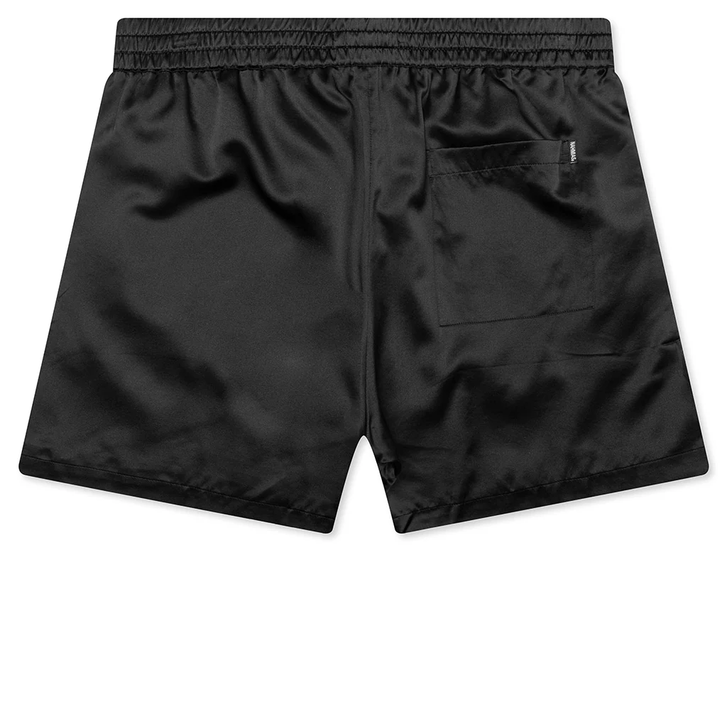 Miracle Academy Silk Shorts - Black - Image 2