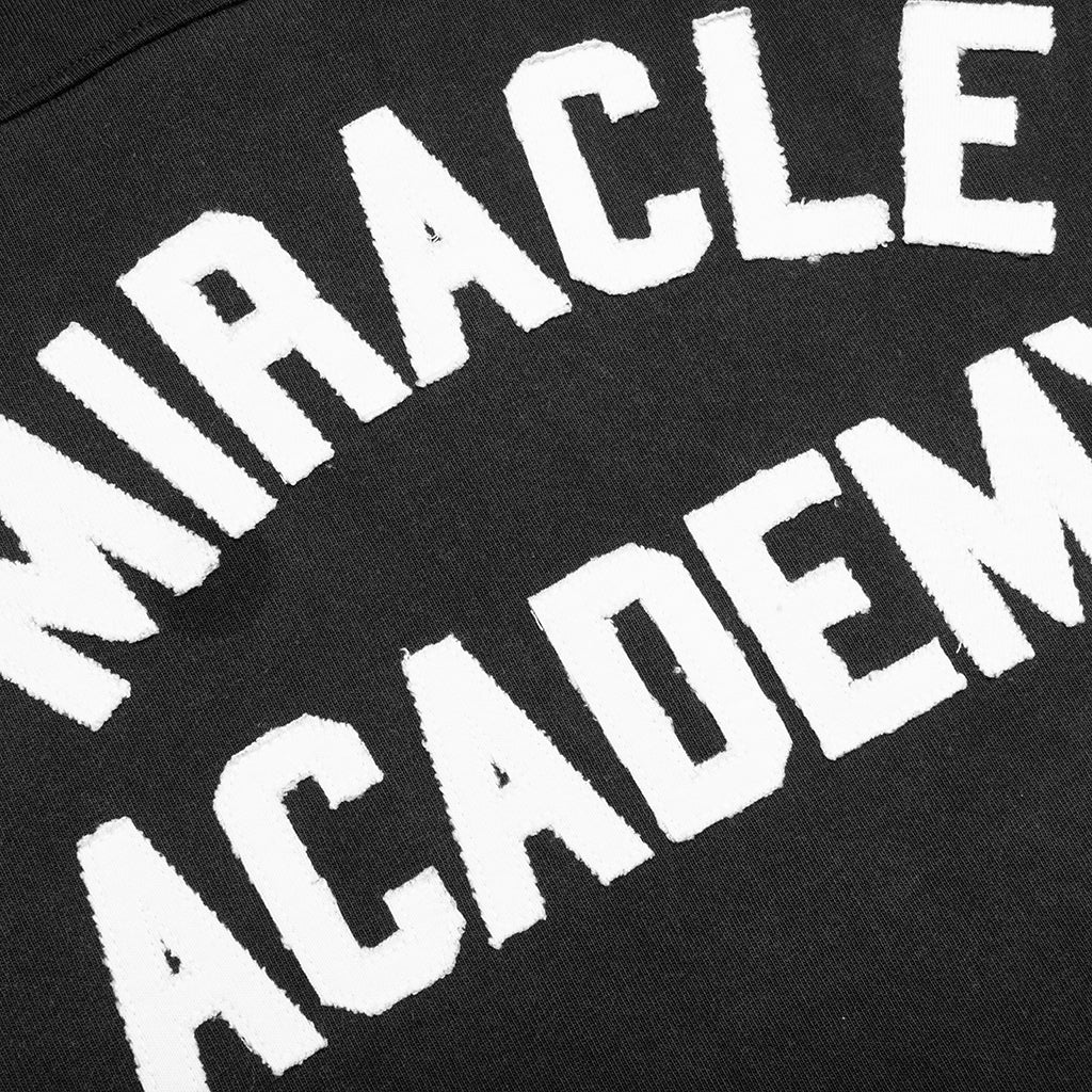 Miracle Academy Varsity L/S Shirt - Sunfade Black - Image 3
