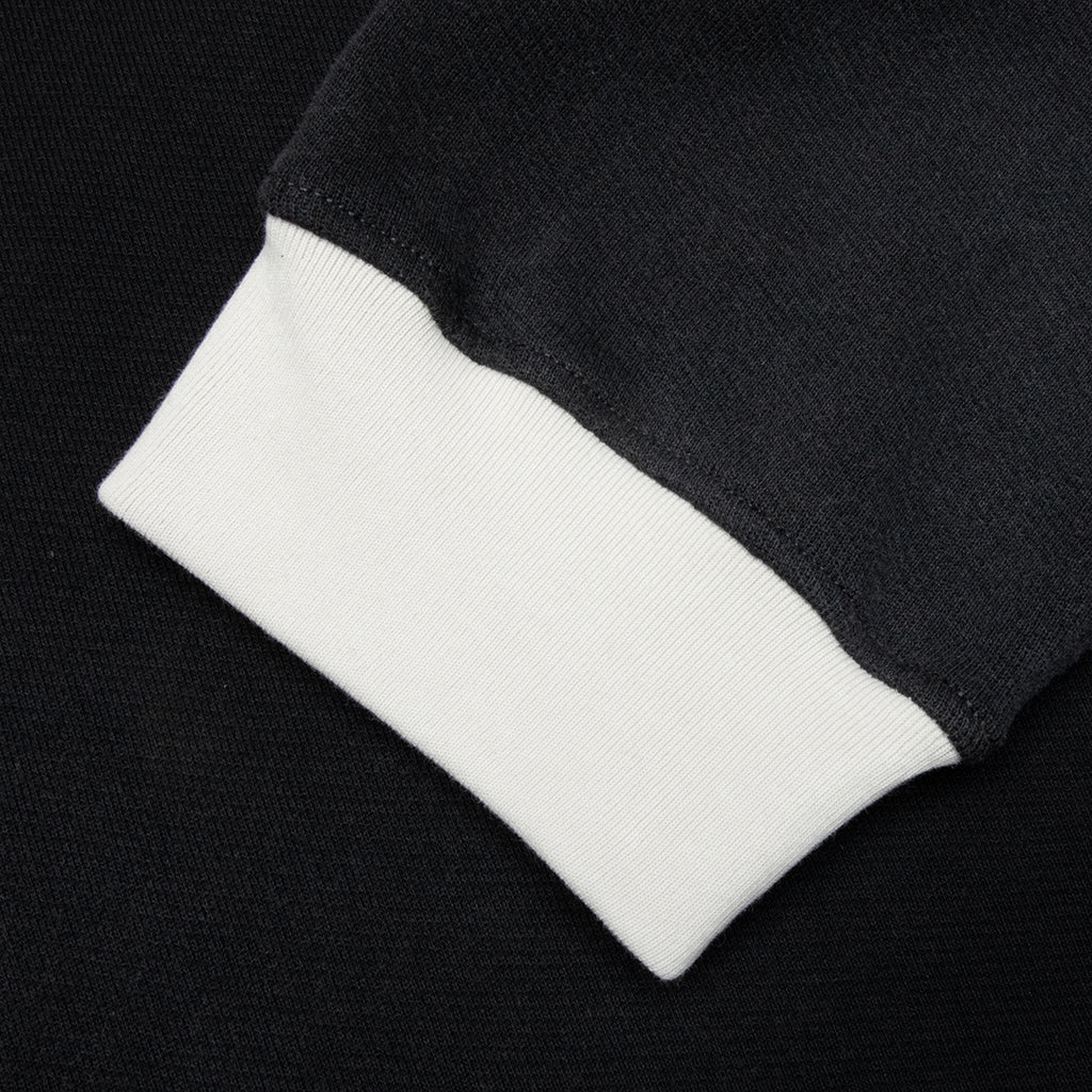 "N" L/S Polo - Black - Image 6