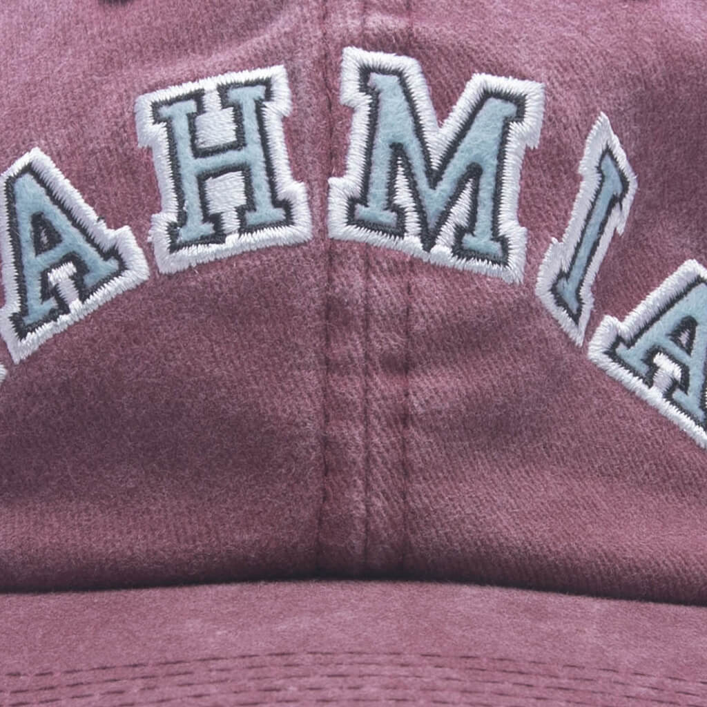 Nahmias Chenille Dad Cap - Burgundy - Image 4