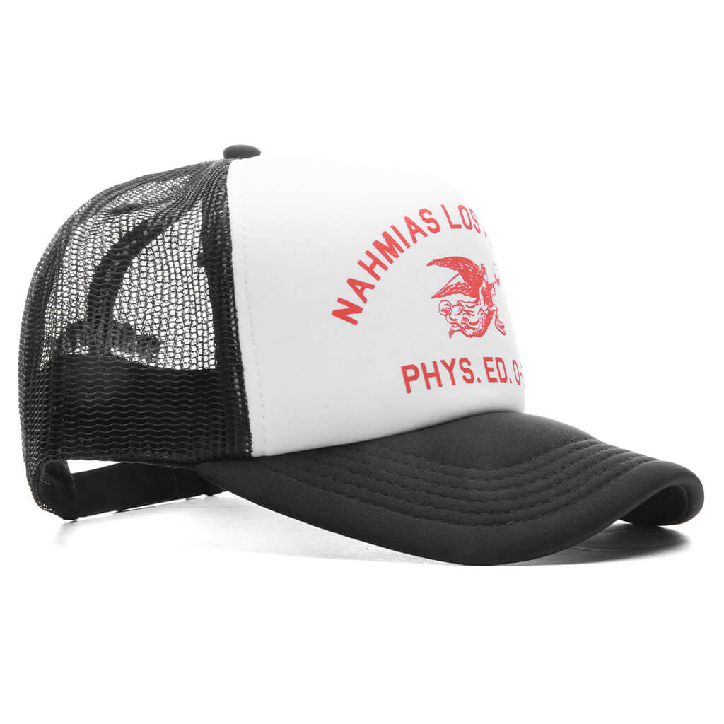Physical Education Foam Trucker Hat - Black - Image 3