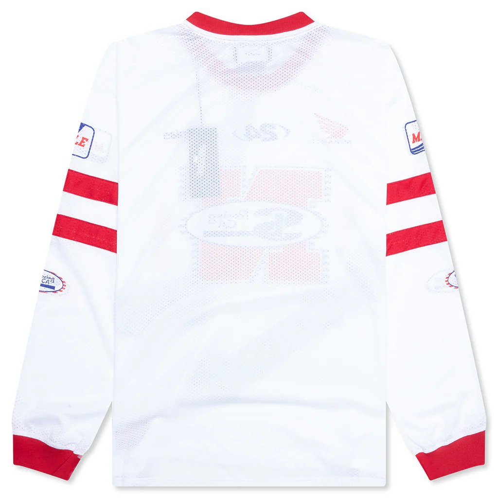 Racing Mesh Jersey - White - Image 2