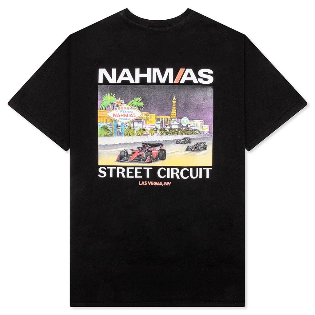 Feature x Nahmias Street Circuit Tee - Black - Image 2