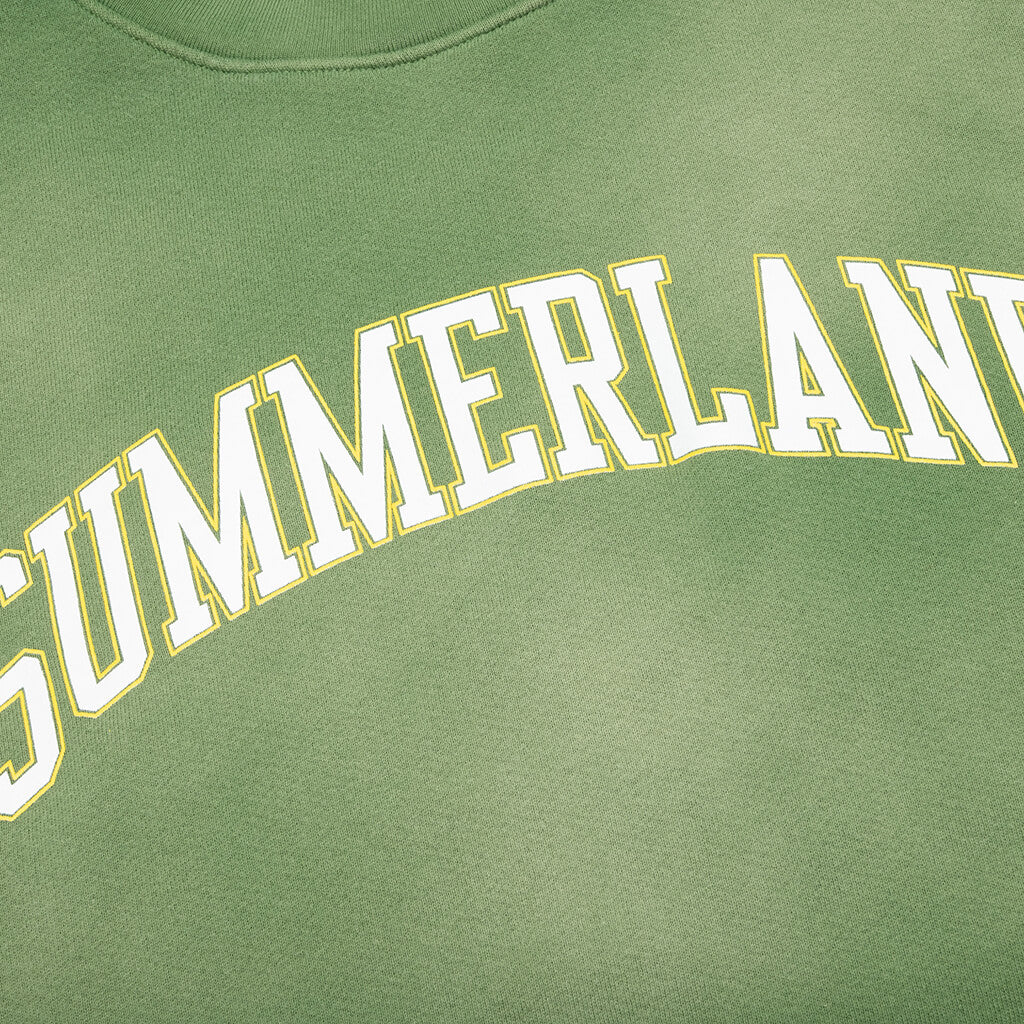 Summerland Collegiate Crewneck - Vintage Seaweed - Image 4
