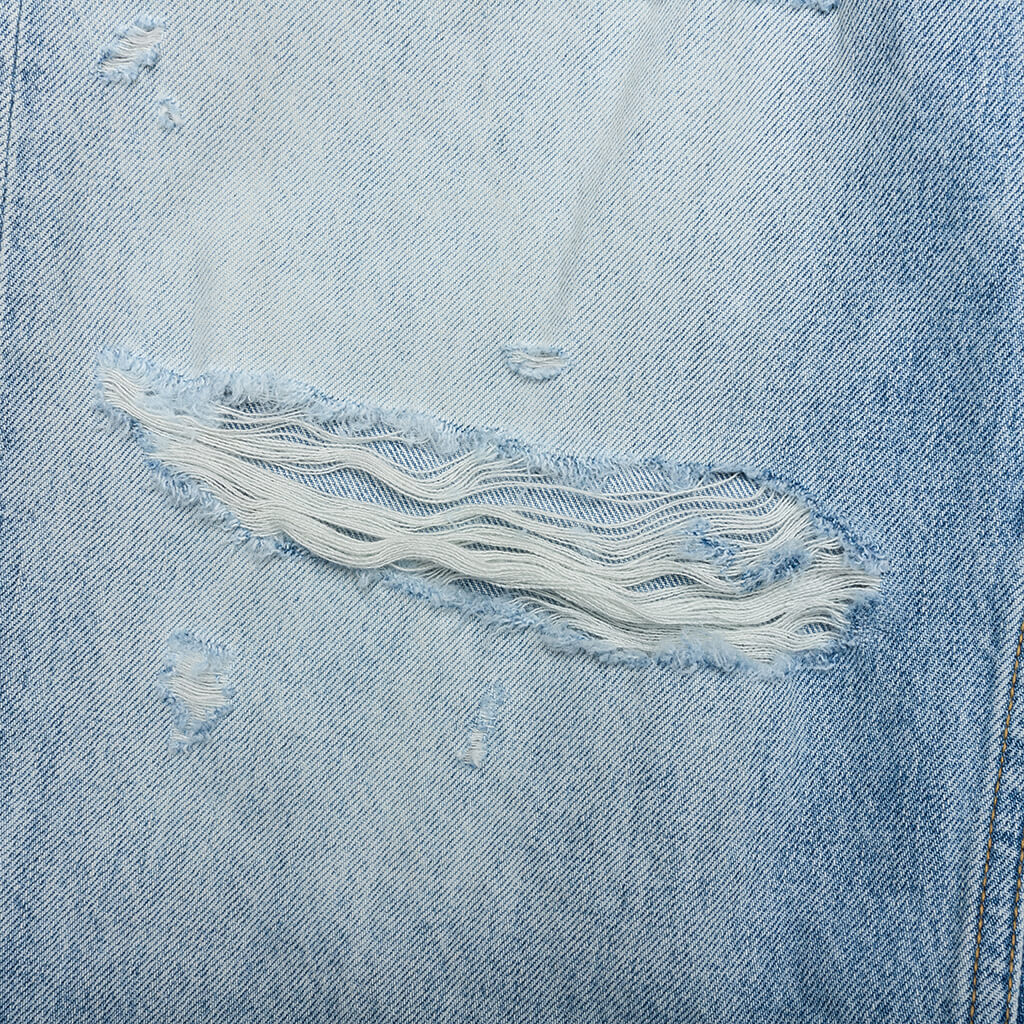 Tinted Wide Straight Jeans - Light - Image 4