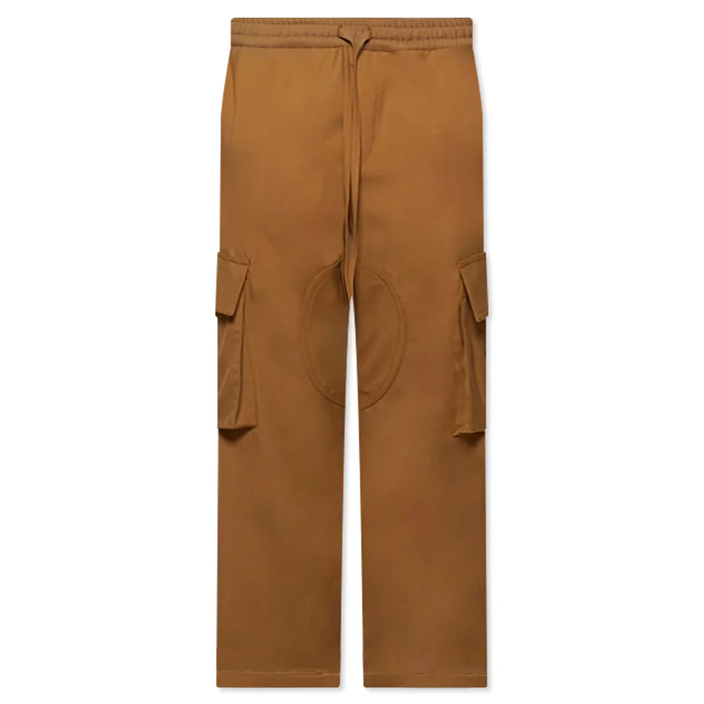 Track Logo Cargo Pants - Sand Wool