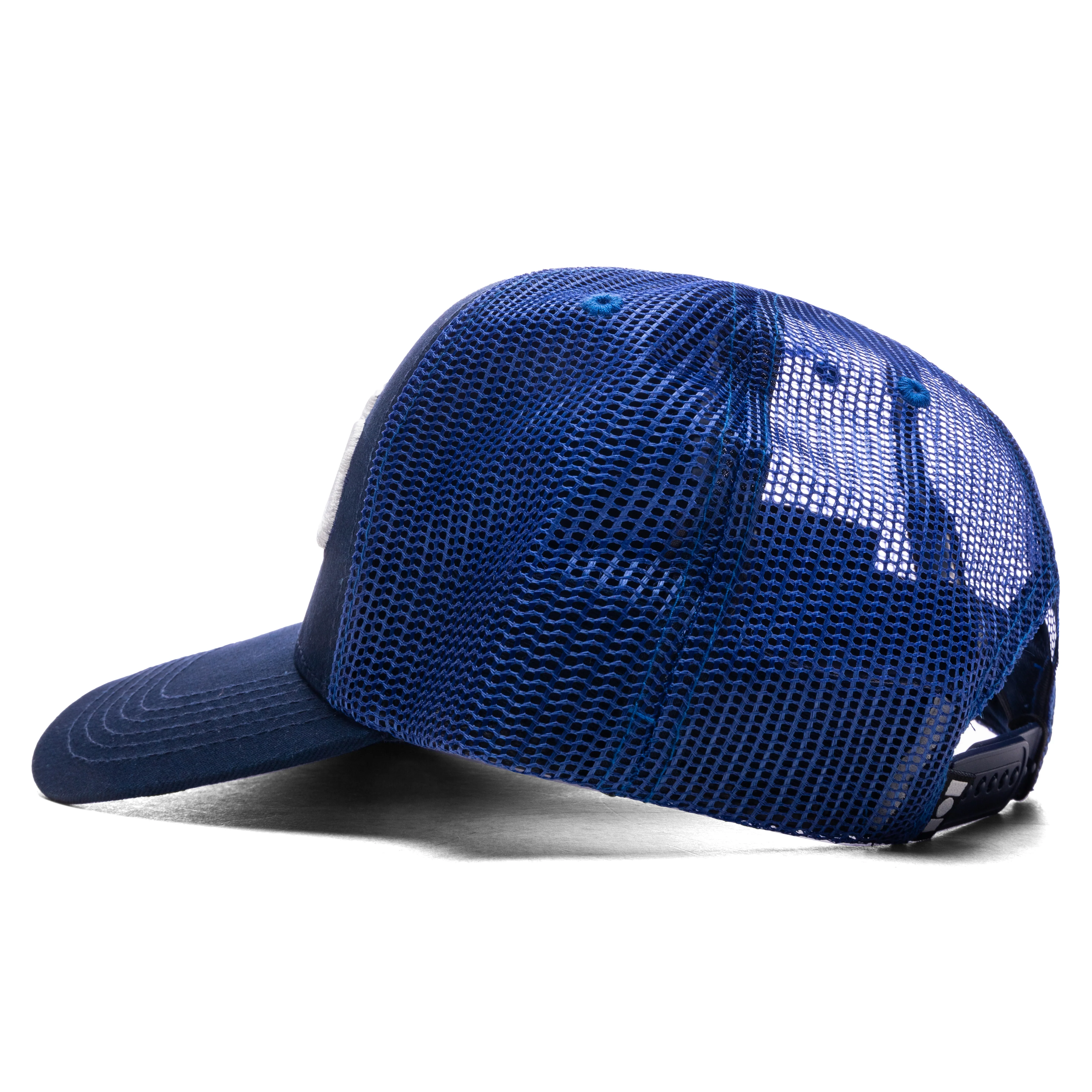 Varsity 'Nahmias' Trucker Hat - Azul Canvas - Image 4