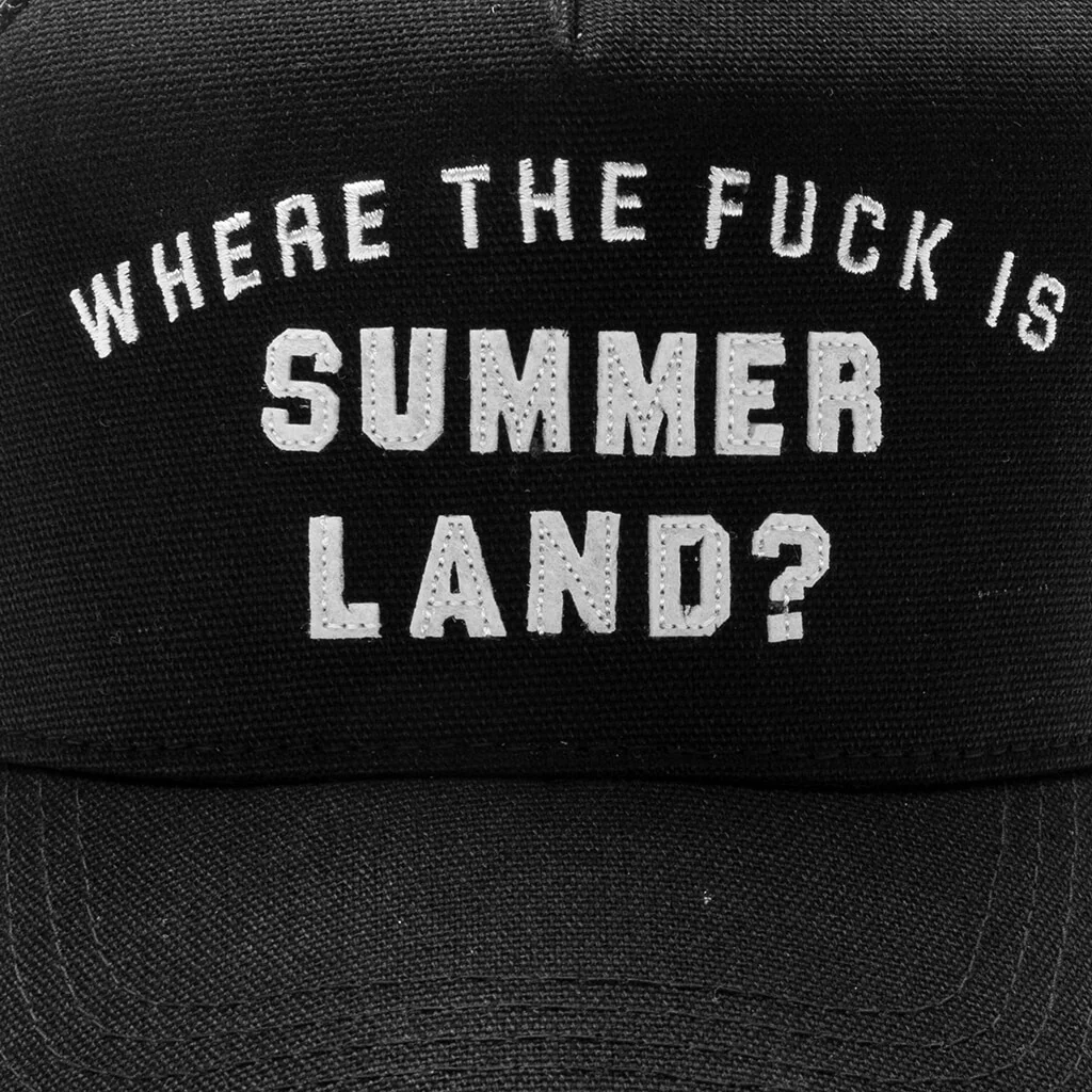 WTFS Trucker Hat - Black - Image 2