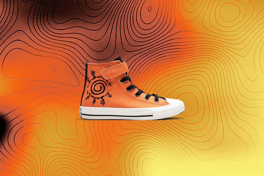 Converse x Naruto Chuck Taylor All Star 1V Hi - Golden Wren/Pale Magma/Black - Image 5