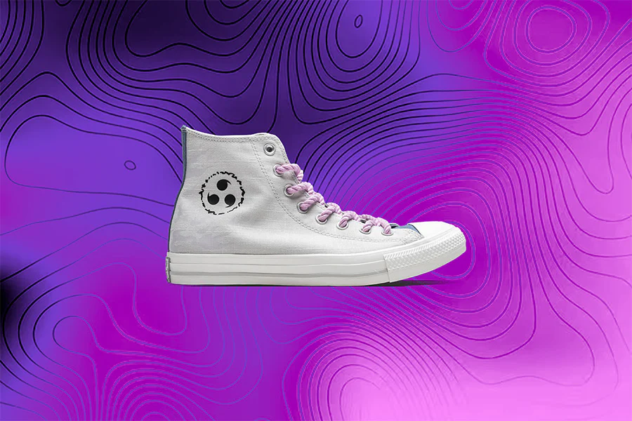 Converse x Naruto Chuck Taylor All Star Hi - Vintage White/Fossilized - Image 5