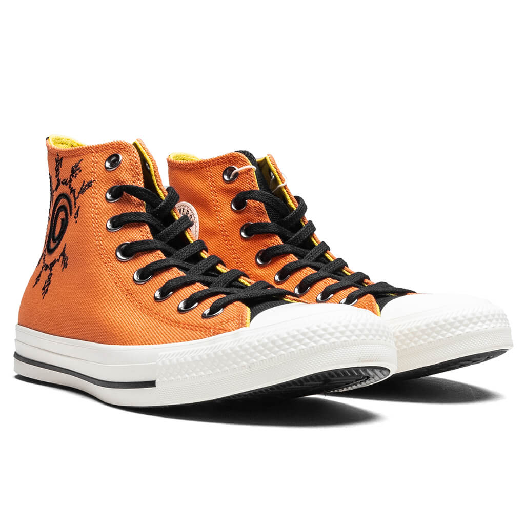 Converse x Naruto Chuck Taylor All Star Hi - Egret/Pale Magma/Black - Image 2