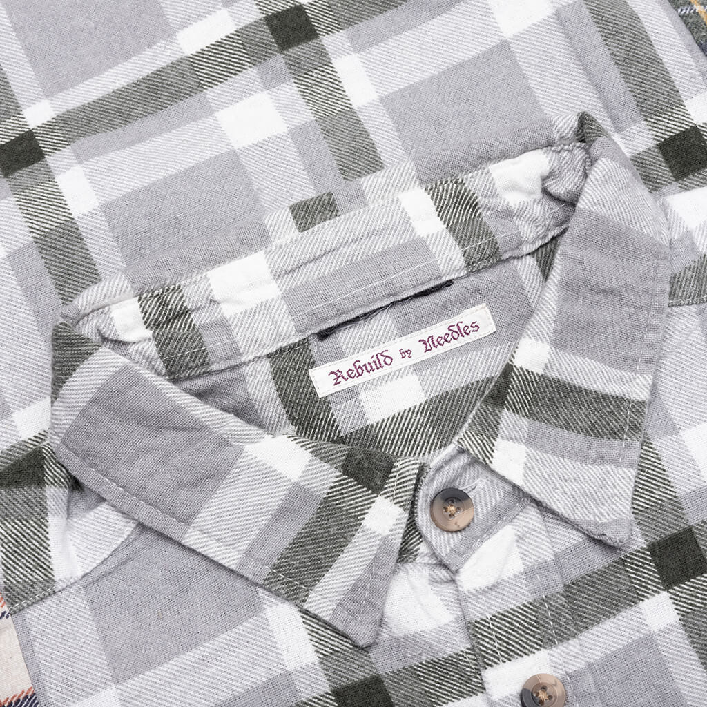 7 Cuts Wide Flannel Shirt - Assorted - Image 3