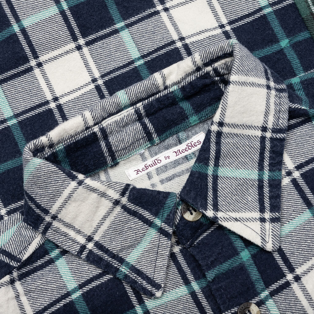 7 Cuts Wide Flannel Shirt - Assorted - Image 3