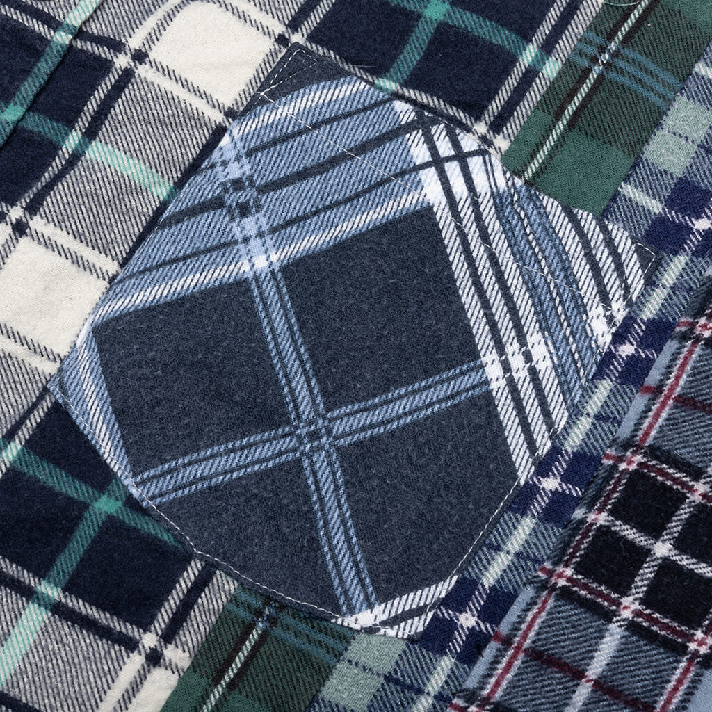 7 Cuts Wide Flannel Shirt - Assorted - Image 4