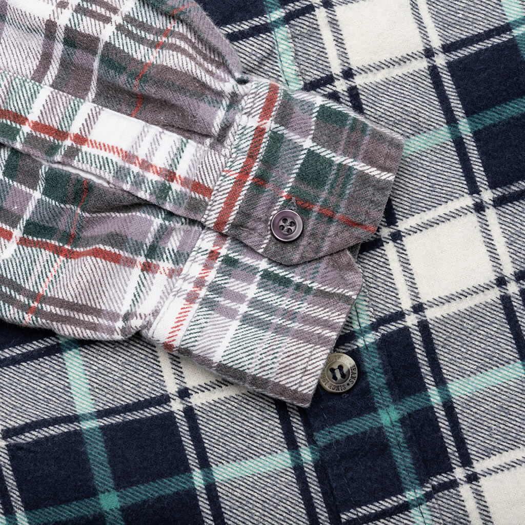 7 Cuts Wide Flannel Shirt - Assorted - Image 5